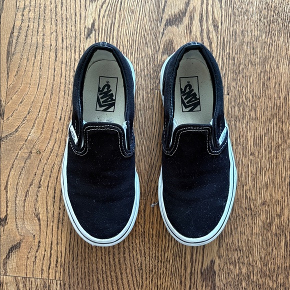 Vans Other - Vans Kids Black Slip-On Sneakers